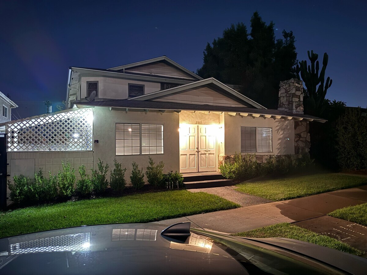 Building Exterior ~ Nighttime - 2117 Locust Ave