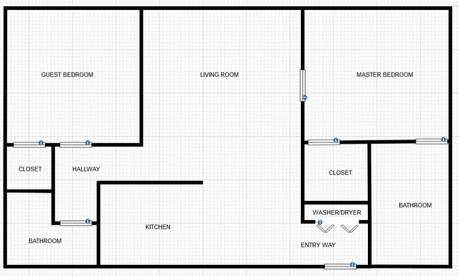 Floor Plan - 3950 Ohio St Unit 326