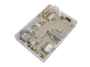 Alpena - 2 Bed 1 Bath - 988 Sq. Ft.