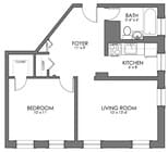Burbank 1 Bedroom D 4926