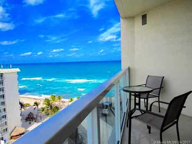 Ocean view from the balcony - 16699 Collins Ave Unit 1205
