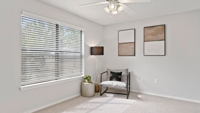 Bask in the glow of abundant natural light in our cozy bedrooms, complete with plush carpeting and roomy closets – where warmth and joy make you love coming home.