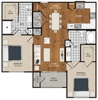 Iris_2Bed_2Bath_1117 Sq Ft