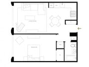 1 bed 1 bath A21-R