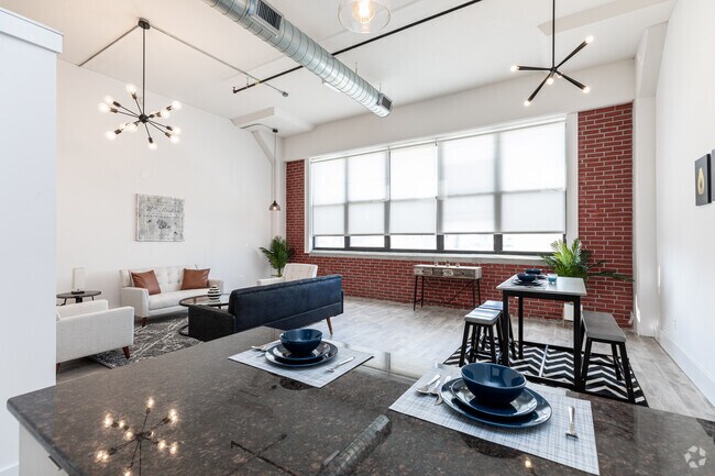 Sala de estar - Lofts at Kearny