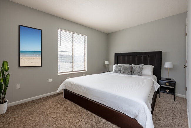 Staged Primary Bedroom