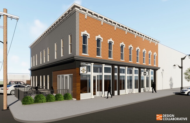 Building Renovation Rendering - 222 E Main St Unit 1