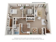 2 BR Elm 3D