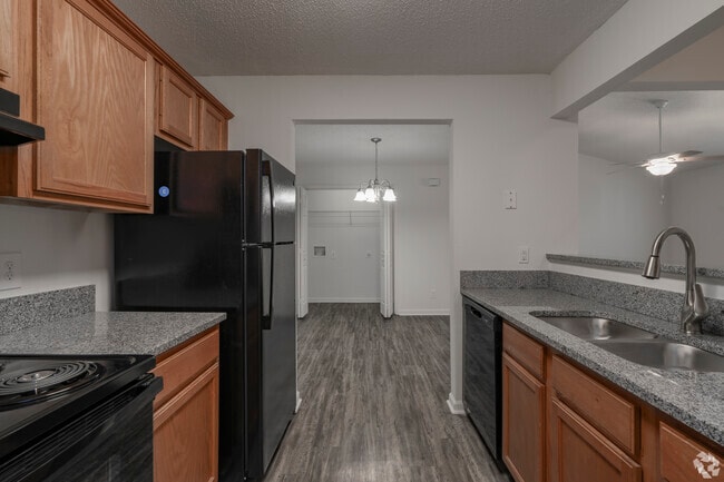 3rd Floor - 2BR, 2BA - 1,080SF - Kitchen