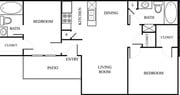 2BR/2BA