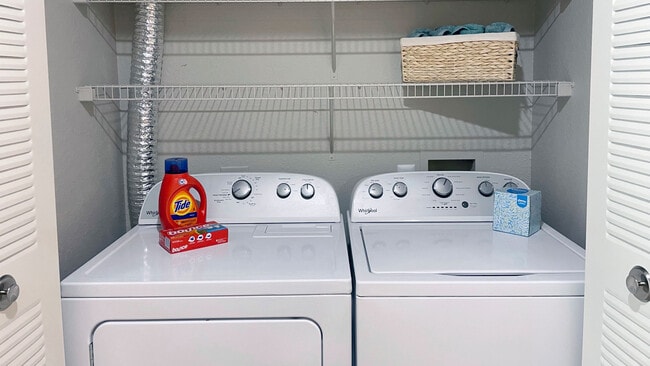 Take advantage of our convenient on-site laundry facility with modern washing machines, professionally operated by Highlands Vista Group.