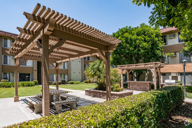 Courtyard - The Pointe at College Place Apartments