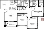 3BR/2BA