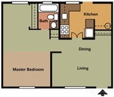 1BR/1BA