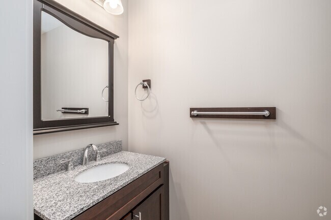 2BR, 1.5BA - 1,200SF - Half Bath