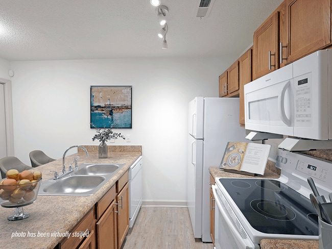 Spacious, Double-Galley Kitchen