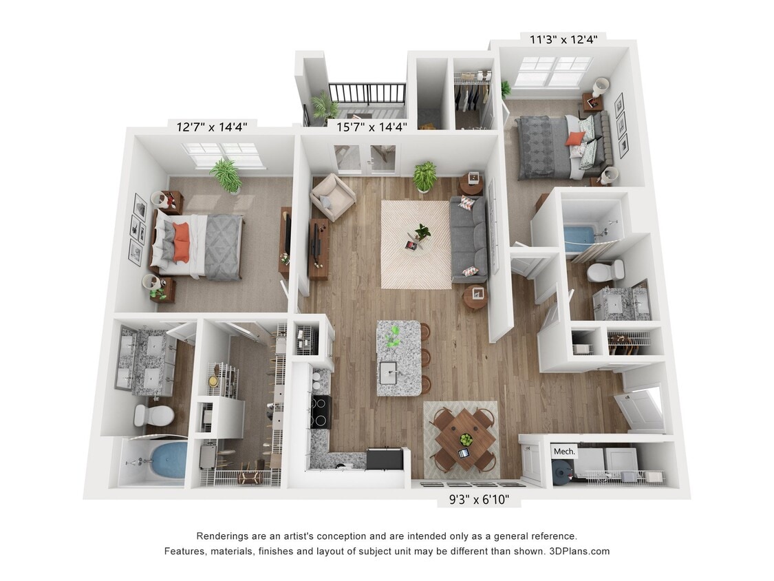 Floor Plan - The Abbington 