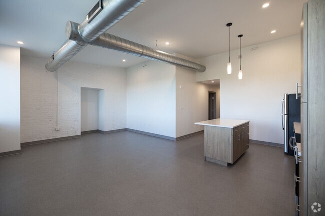 2BR with Den, 1BA - 1,189SF - Living Room
