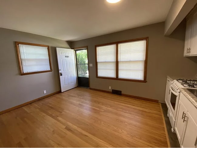 Front door and Window in Living Room. - 1028 S 24th St Unit 1028 S 24th Street
