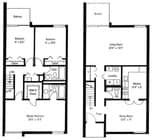 3 Bedroom, 2.5 Bath