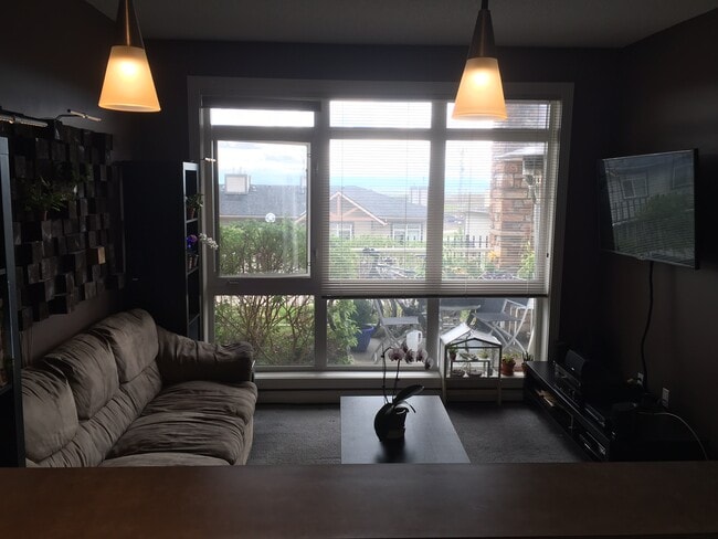 Living Room with views of the Rockies - 2-116 Rockyledge Vw NW Unit 116