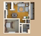 1BR/1BA