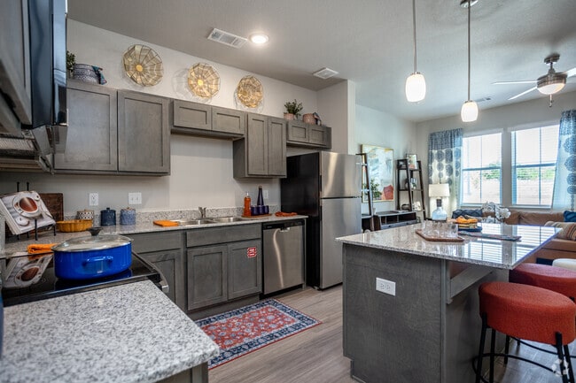 1BR, 1BA - A1 - Kitchen