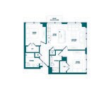 B4H2 floor plan The Hamilton