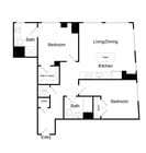 Serenity - B23 - 2 Beds - 2 Baths - 969 Sq. ft.