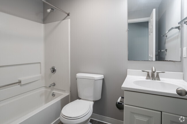 Updated Bathroom with Contemporary FInishes