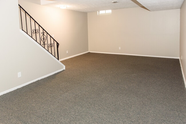 Full, finished basement with separate laundry room (with hookups)