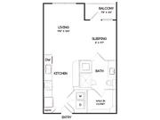 A1A Studio Floor Plan