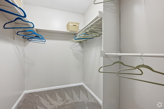 2BR, 2BA - 1,010SF - Walk-in Closet