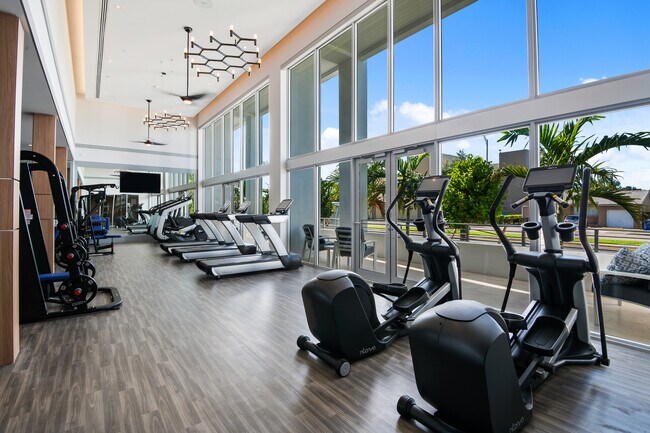 State-of-the-art fitness center