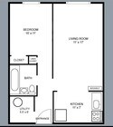 1BR/1BA