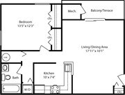 1BR/1BA