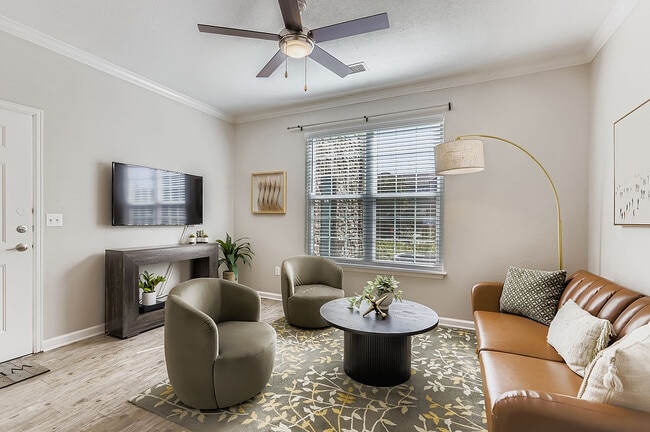 Bright, spacious living room