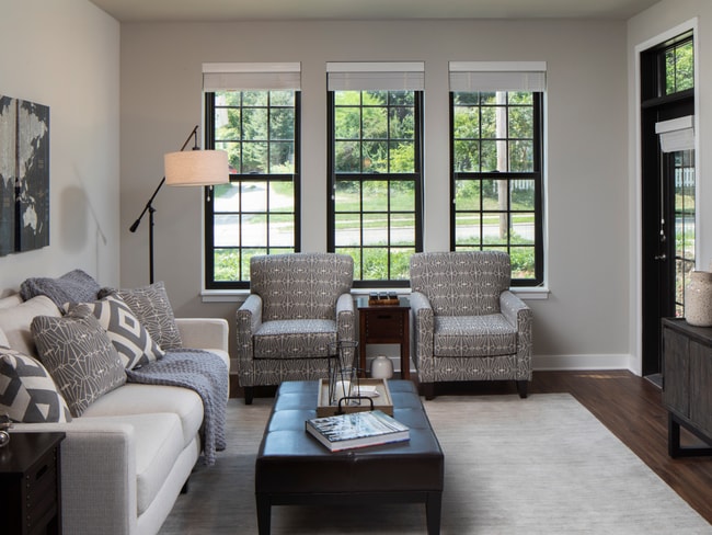 Arrabelle Apartments Open Concept Living Room With Three Windows - Arrabelle Apartments