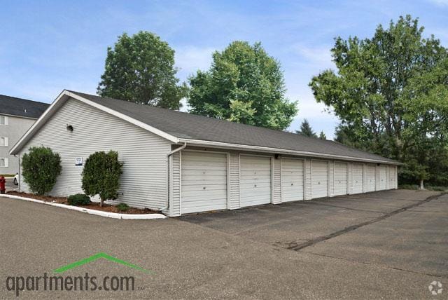 Detached garage included with rent