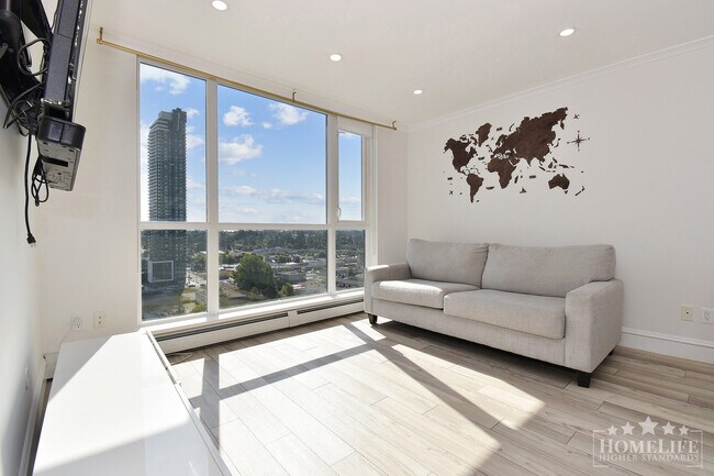 Bright, Furnished 1 Bed + Den | 1 Bath Condo for Rent in Surrey (City Point)!