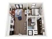 A2.1 floor plan Trella Uptown