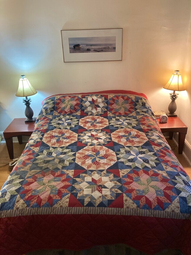Queen Bed, Bureau, Side Tables, A/C, Microwave, Refrigerator In The Room - 209 Park Ter House