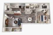 A1 - 1 dormitorio, 1 baño