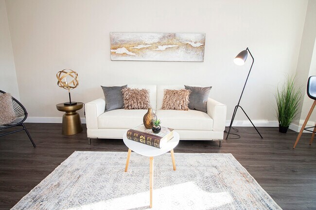 1BDR - Living Room - 2075 Portage Apartment