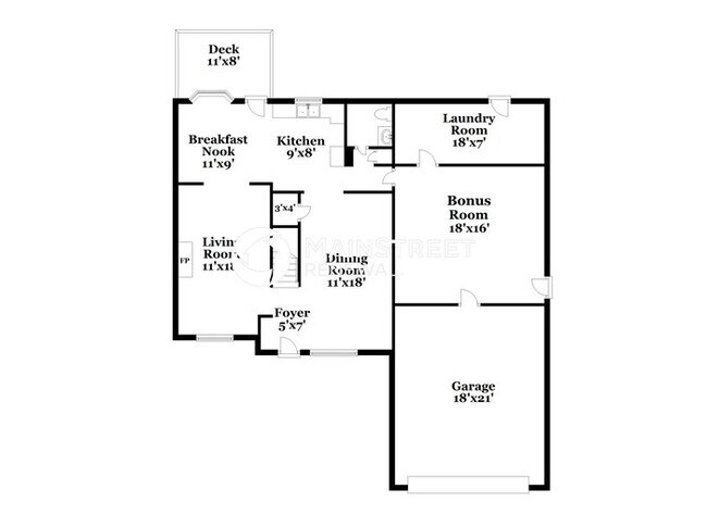 Photo - 3 Bedroom Pet-Friendly Home in Jonesboro, GA with Main Street Renewal