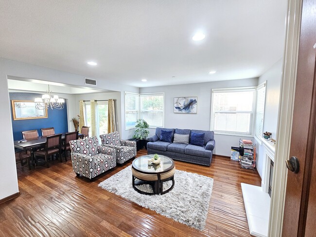 Living Room - 8703 Belmont St Townhome