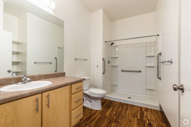 1 BR, 1 BA - 679 SF - College Villas - Senior Community