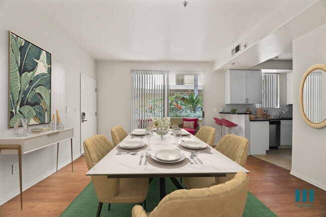 Dining Room, Patio, and Kitchen - Barrington Santa Monica by Wiseman