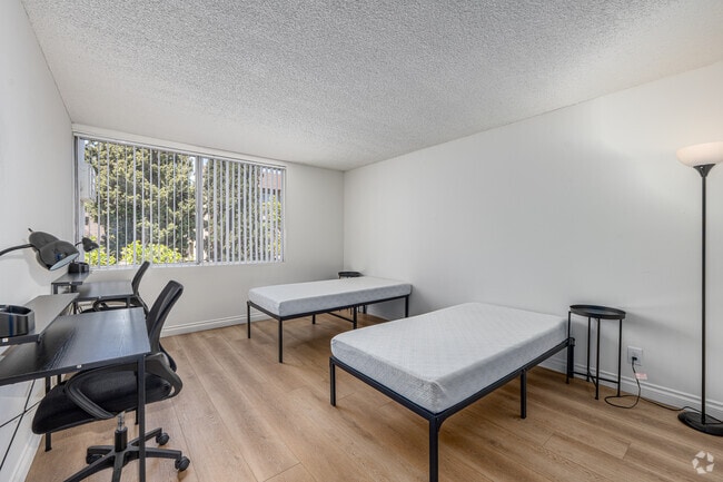 2BR, 2BA -unit 335-950 SF - Primary Bedroom