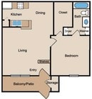 1BR/1BA